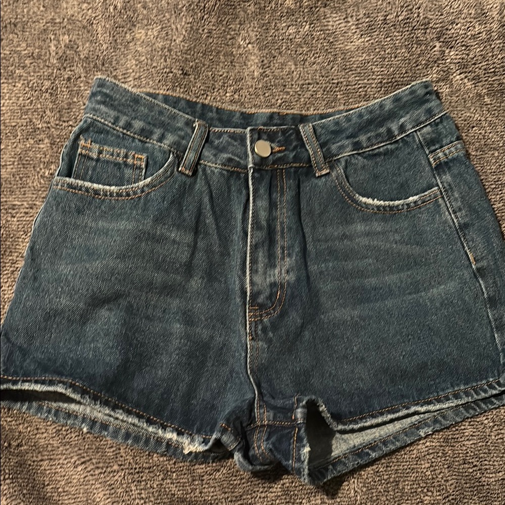 SHEIN Classic Blue Jean Shorts